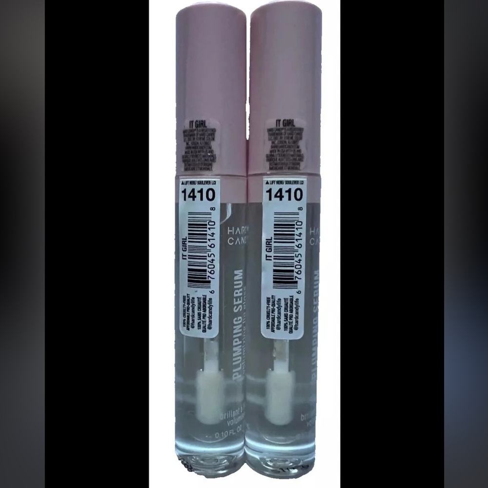 HARD CANDY Set of 2 Lip Plumping Serum Lip Gloss